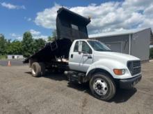 2001 FORD F-650 S/A DUMP TRUCK