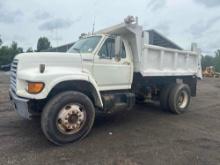 1998 FORD F800 S/A DUMP TRUCK
