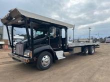 2006 KENWORTH T300 T/A ROLLBACK TRUCK WITH CAB CARRIER