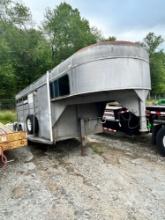 1990 S&H T/A STOCK TRAILER