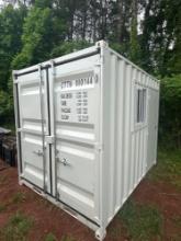 10FT OFFICE/STORAGE CONTAINER