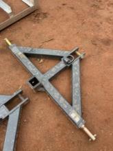 WOLVERINE 3PT HITCH W/TUBE RECEIVER