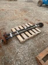 QTY (2) DEXTER 3500LB AXLES