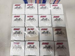 New In Box Elgin Small Block Chevrolet US Made Rocker Arm Kits RK-401 (16) & Pushrods PR-34BS (16)