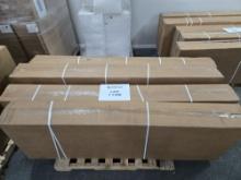 Processed/Remanufactured Pallet, Electric Fireplaces, Various Sizes, Quantity of 4