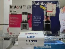 Shelf Lot: Instant Ace Nova Cooking/Beverage Blender, Nutribullet RX Blender