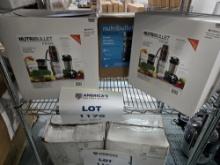 Shelf Lot: 2 Nutribullet Prime Extractor Blender Kits, 1 Nutribullet Blender