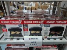 Lot of 9 Units, George Foreman 4 Serving Electric Grill & Panini Makers