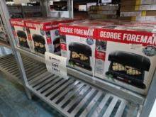 6 Units, George Foreman 4 Serving Electric Grill & Panini Makers - Selling Choice