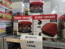 7 Units, George Foreman 5 Serving Electric Grill & Panini Makers
