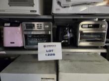 Lot of 4 Countertop Air Fryers, Various Makes and Sizes, Store Display Models