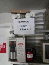 Lot of 2 N'Espresso Machines, 1 Oxo Brew Grinder and 1 Caso Frother