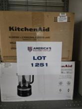 Lot of Two Kitchen Aid Premium Appliances - Food Processor and Blender