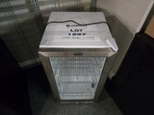 Whynter Small Commercial-Style Undercounter Beverage Cooler and Small White Keystone Refrigerator