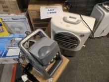 Lot of 3 Evaporative Coolers - Hessaire (2), Lasko Misto (1) - Two In Box