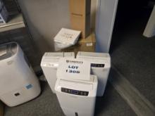Lot of 4 Waykar Dehumidifiers, Model PD160B - One in Box - Plus One Small Dehumidifier