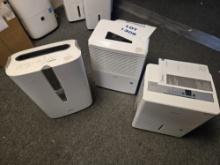 Lot of 2 Large Dehumidifiers - Midea & Ivation - Plus 1 Sharp Plasmacluster Air Purifier