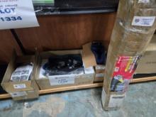 Lot of Automotive Parts: 2 Headlamps, 1 Mirror, 1 Cold Air Intake, 1 Ladder Rack Kit