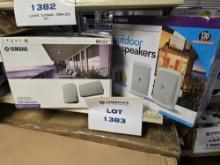 Two Pairs of Yamaha Outdoor Speakers, NS-AW294 and NS-AW350W