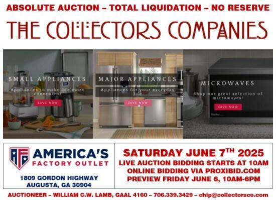 ABSOLUTE AUCTION - AMERICA'S FACTORY OUTLET