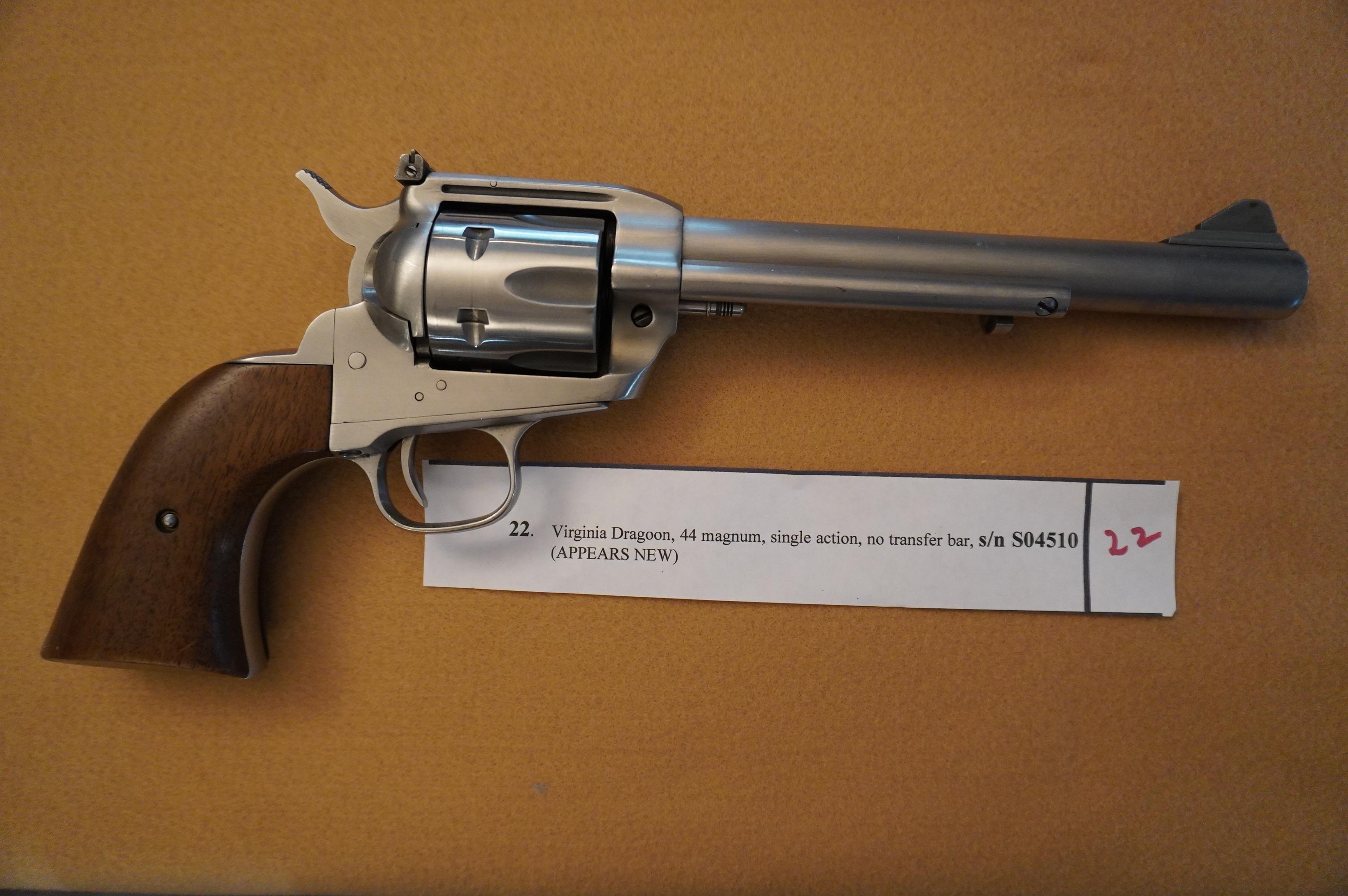 Virginia Dragoon 44 Magnum Single Action