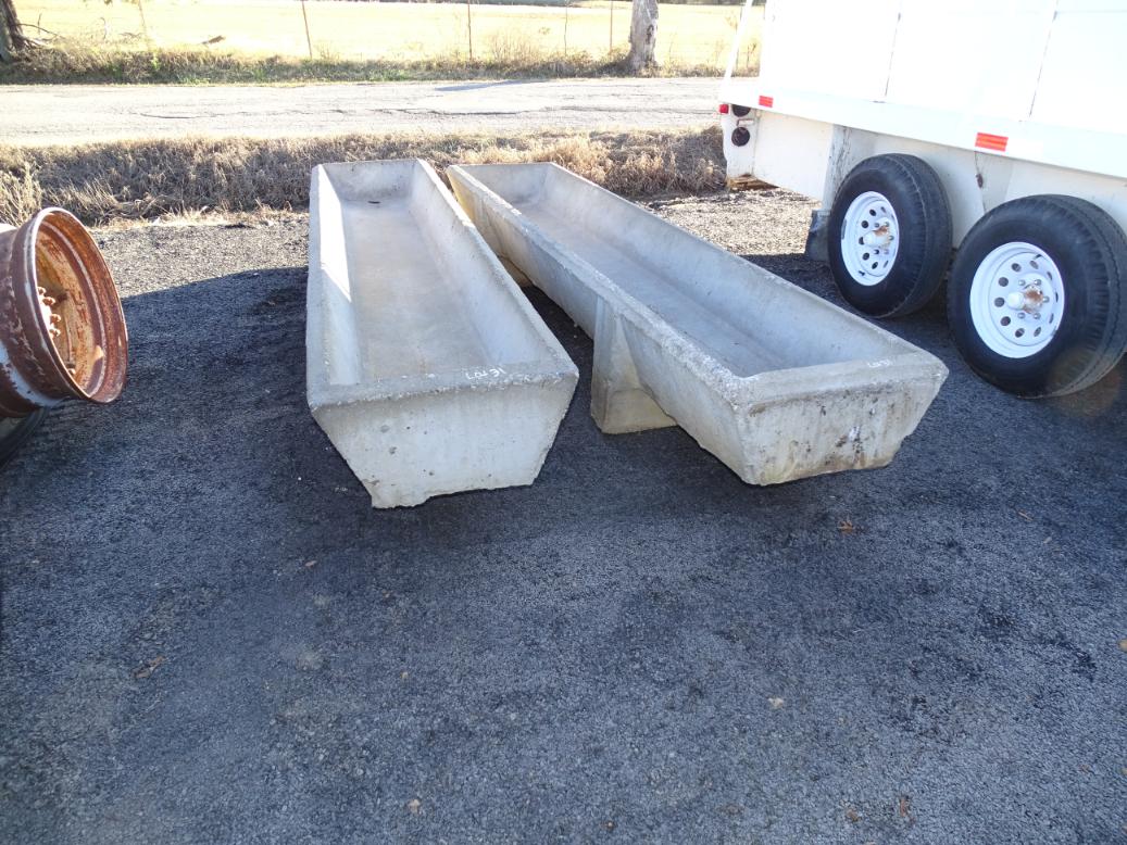 10ft. Concrete Troughs