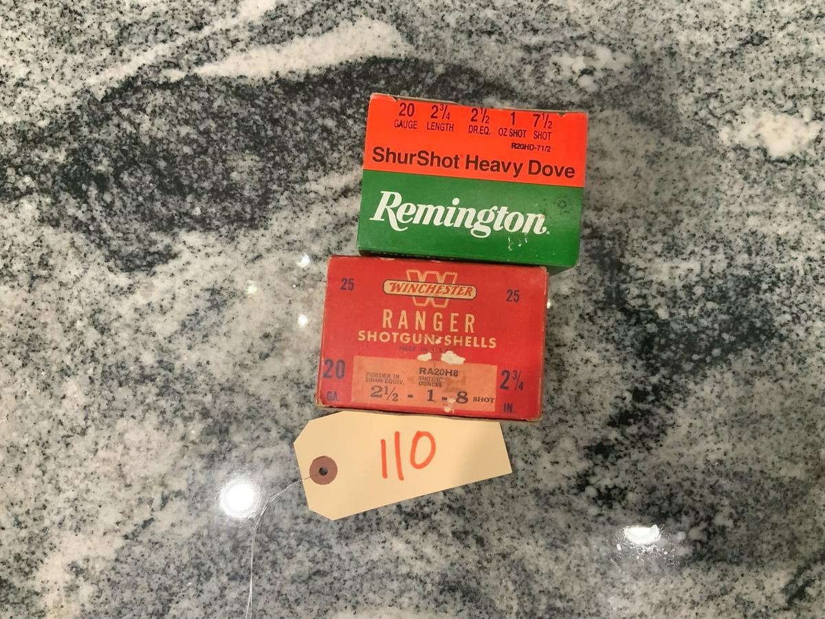 2 Boxes misc 20G Ammo