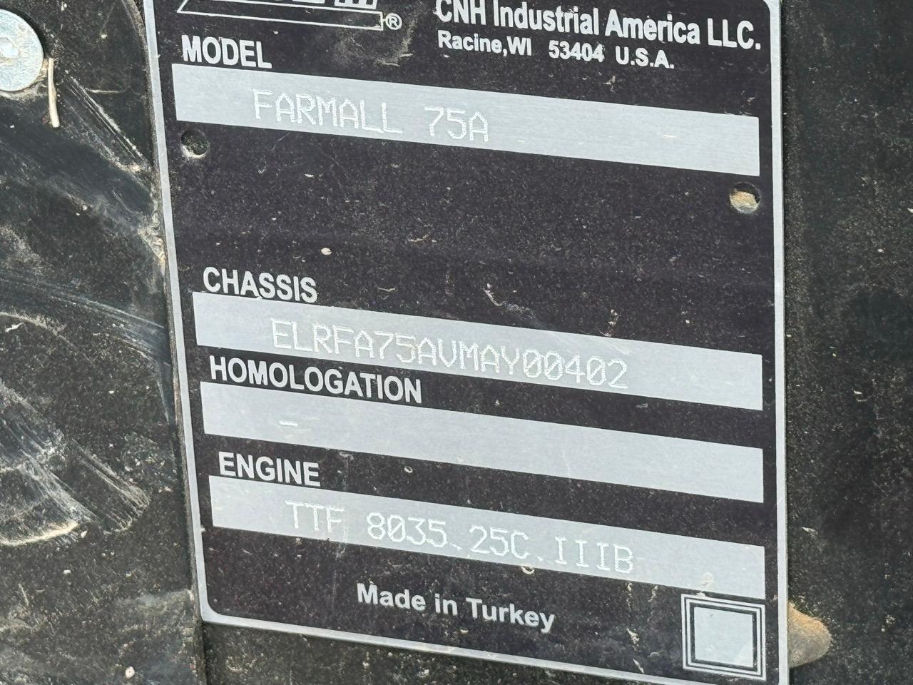 CASE 75A TRACTOR