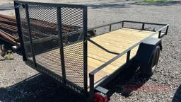 13ft Drop Gate Utility Trailer - no title