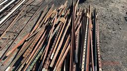 T posts - barbed wire - fence stays
