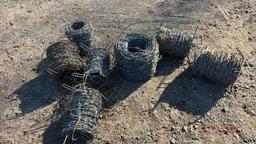 T posts - barbed wire - fence stays