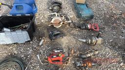 Ladder, Saws, Misc tools