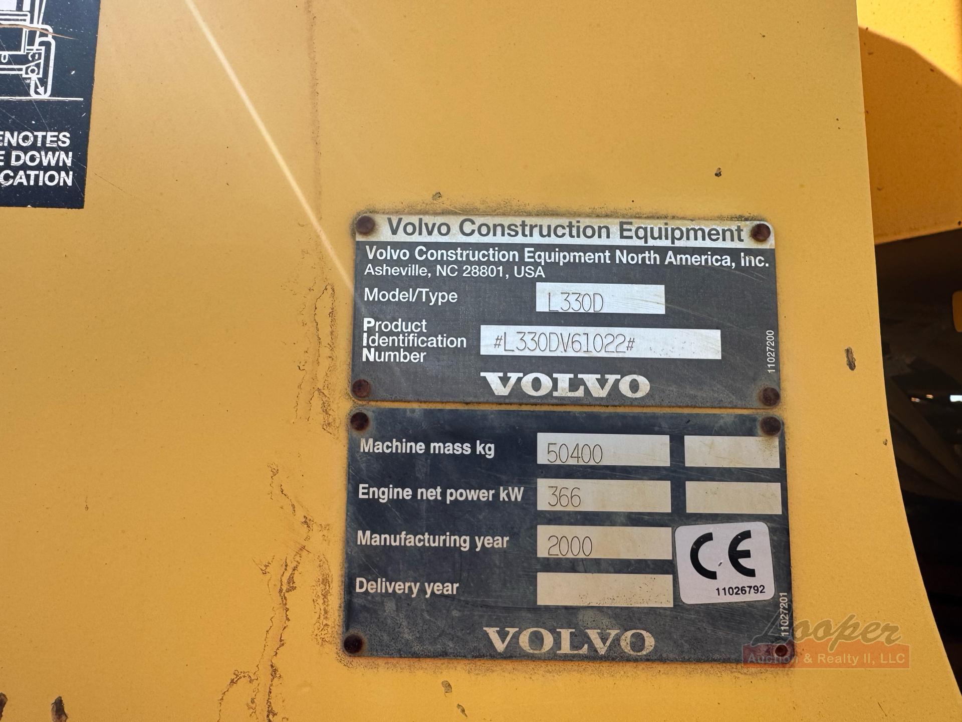 Volvo L330D Wheel Loader