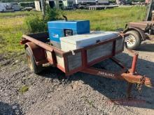 Miller Bobcat 225 Welder/Generator on Trailer