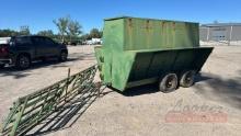 Portable Livestock Feed Wagon
