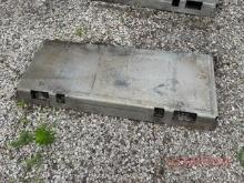 Skid Steer Quick Attach Weldable Plate