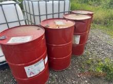 (4) 50 Gallon Metal Barrels