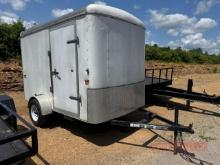 5x10 Enclosed Box Trailer