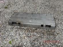 Skid Steer Quick Attach Weldable Plate