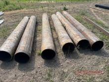 (6) 1ft x 9ft Metal Pipe