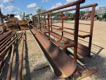 (2) Metal Feed Troughs