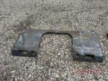 Skid Steer Quick Attach Weldable Plate