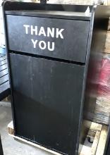 Black Receptacle Enclosure