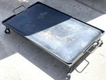 27" Cast Iron Platter w/ Stand