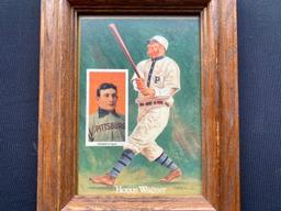 Framed Honus Wagner Picture