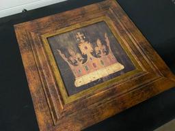 Framed Crown Art