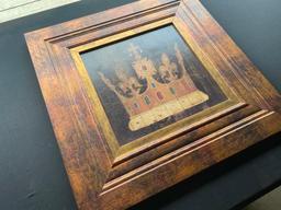 Framed Crown Art