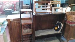 Dresser, Wine. Rack, Shelve, LP Records, Decor