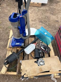 Vacuum, Mini Air Compressor, Iron