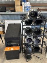 Audio equipment/Storage lights